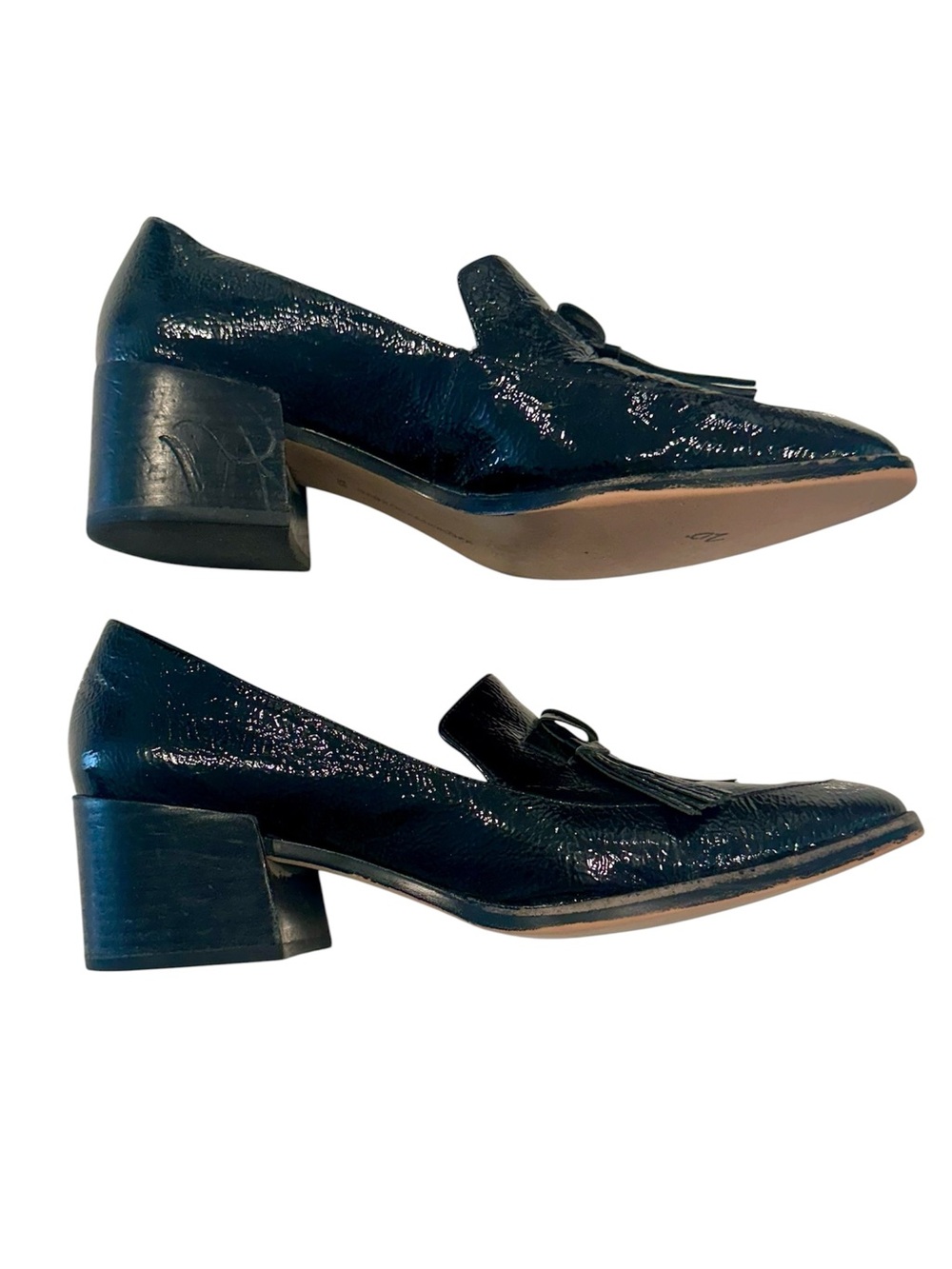 Rebecca Minkoff Black Patent Tassel Edie Loafers - Size: 9.5 - Picture 6 of 7